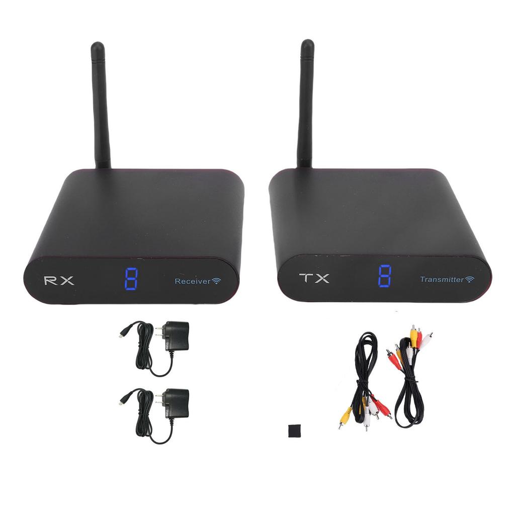 Kit Trasmettitore Ricevitore AV Wireless Plug and Play Adattatore Convertitore Estensore per TV