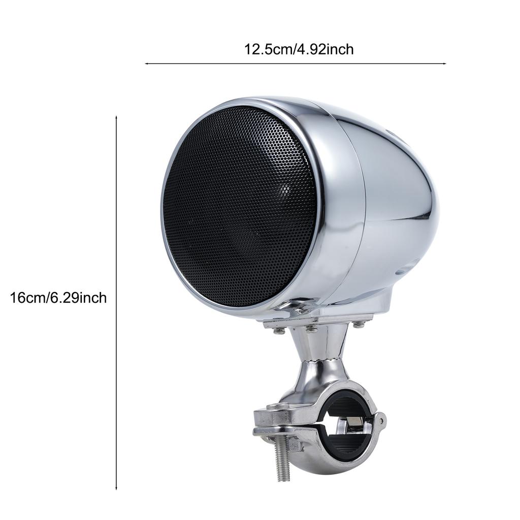SPK350 3.5-inch Waterproof BT Motorcycle Speaker with Dual 15W Speakers, 300W Peak Power, with