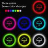 Car luminous water coaster anti-slip mat suitable for MAN TGX TGM TGS TGE car interior induction colorful atmosphere light