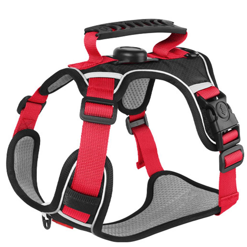 Reflective Dog Leash & Set Explosion-Proof -Absorbing Puppy Vest with Locator Slot Pet Supplies