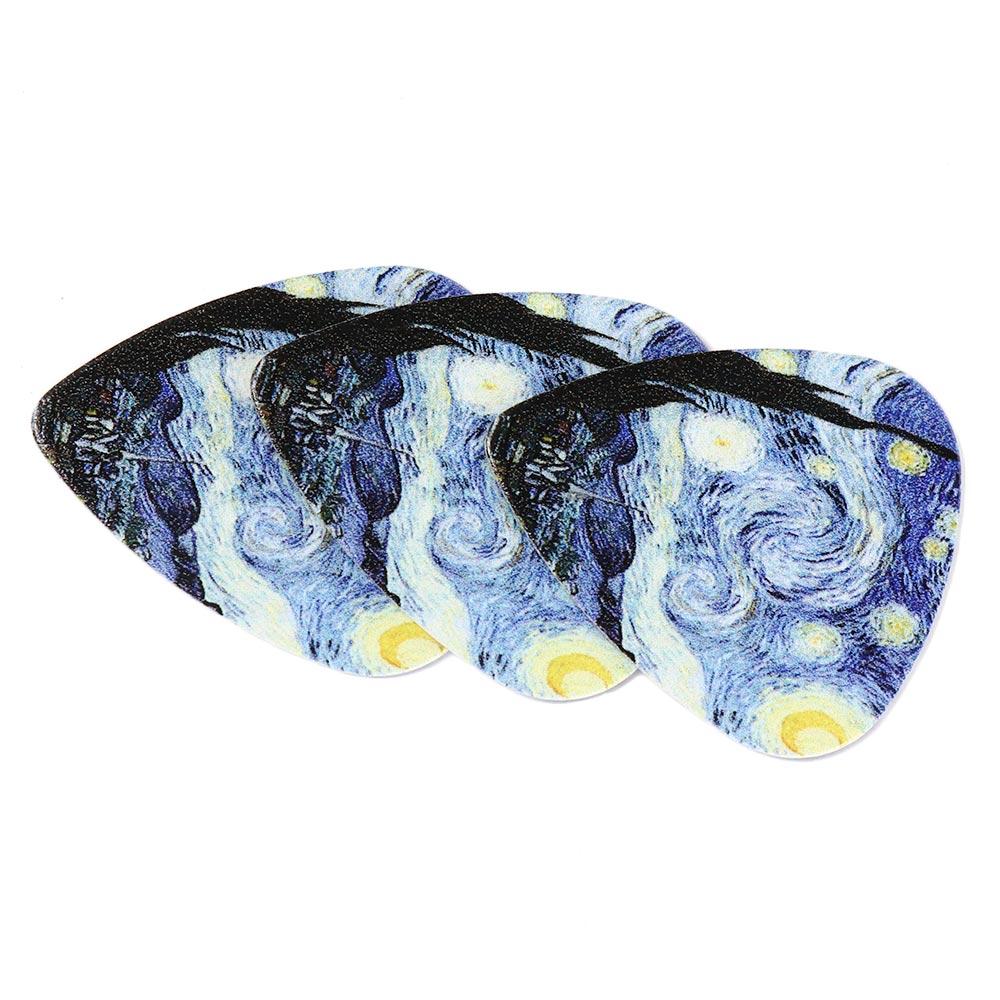 For Electric Guitar Electric Guitar Picks Acoustic Guitar Pick Finger Guitar Pick Star Sky Design