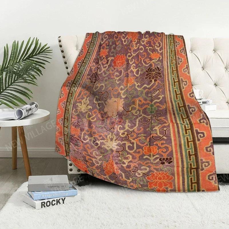 Plaid sofa for Knee blankets warm winter bed cover throw blanket Decor boho warm fleece Nordic Vintage Moroccan Soft and hairy