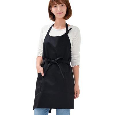 Fabrizm Made In Japan Work Apron Short Length Twill Black 1492zbk T/C