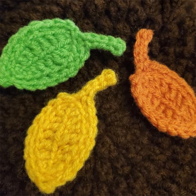 New Style Handmade Crocheted Color-blocked Bear Ears Fashionable Personalized Adult Pullover Hat