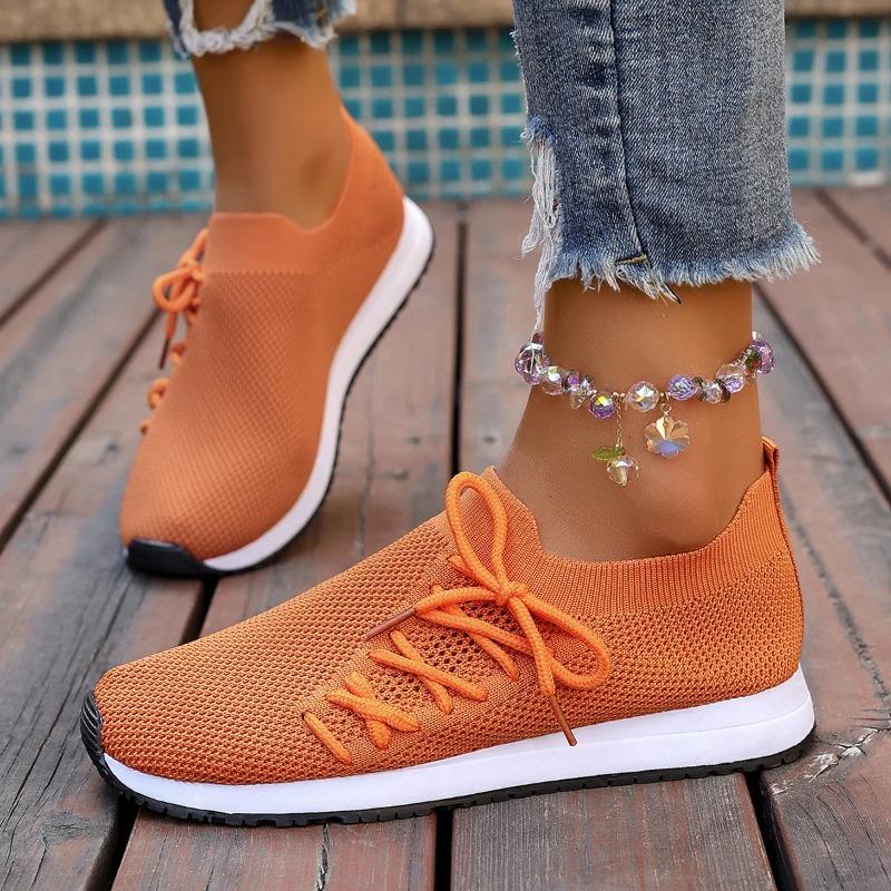Women Casual Shoes Fashion Breathable Walking Mesh Flat Shoes White Sneakers Women's Tenis Feminino Shoes