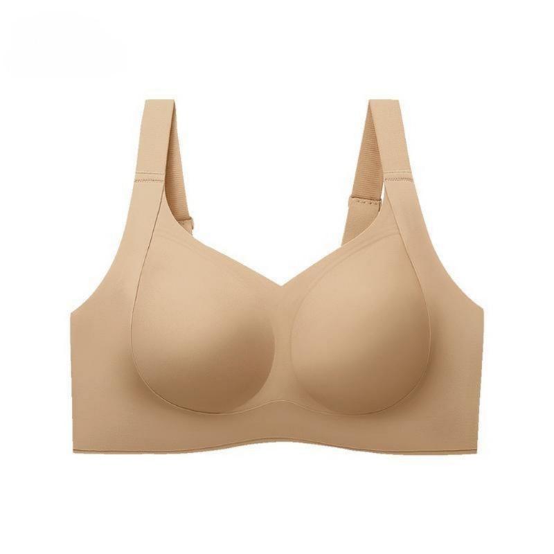 European Style Seamless Wireless Minimizer Bra for Large Bust Thin Lifting Anti-Sagging Support Intimates for Women