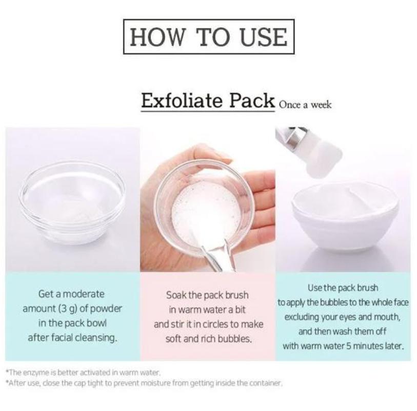 Petitfee Beta Glucan Enzyme Powder Wash 80g – Gentle Moisturizing Cleanser