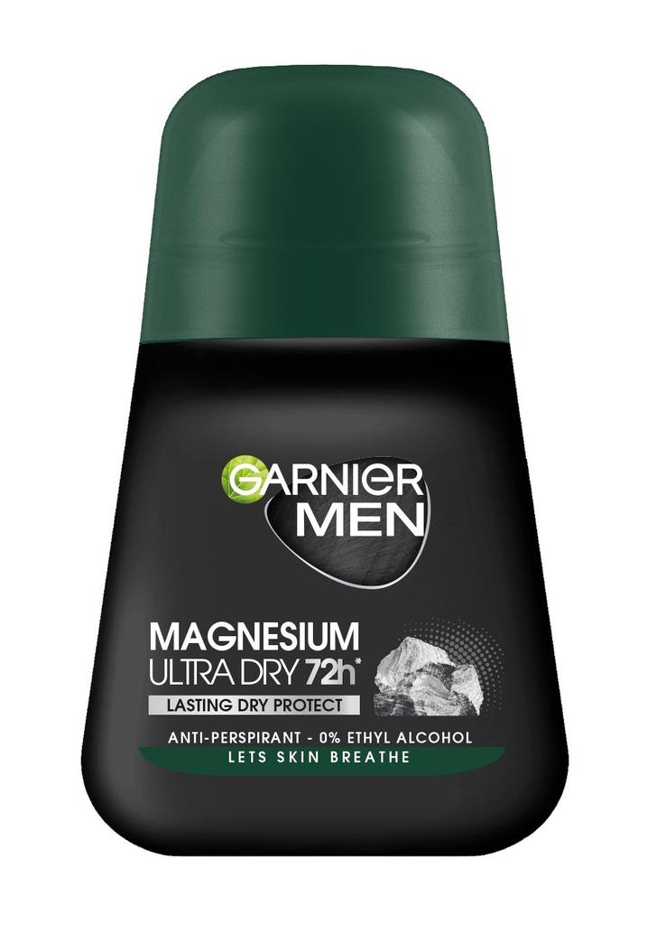 Garnier Men Dezodorant Roll-On Magnesium Ultra Dry 72H - Lasting Dry Protect 50Ml