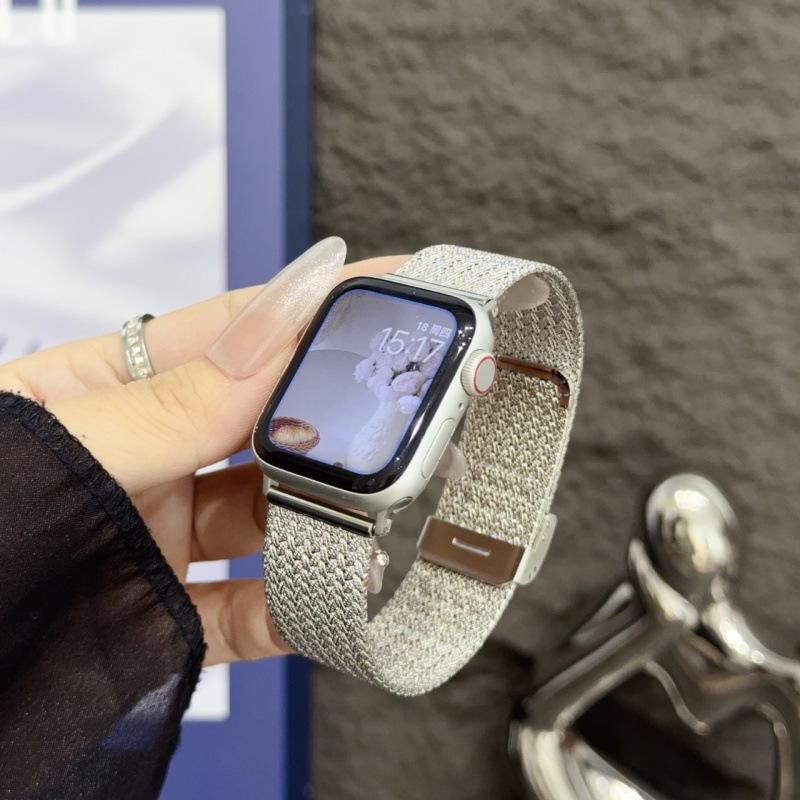 

Совместимый ремешок для Apple S11 Watch, iWatch 1098765SE, Huawei GT5, Xiaomi 89PRO - Миланская застежка Huawei GT5-41mm серебряный