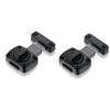 Rotate Bolt Door Lock Latch Black Gate Latches Portable Zinc Alloy Latch  Worker