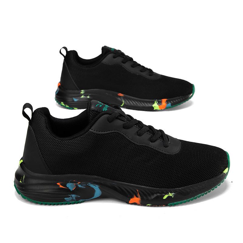

Large size spring and summer breathable sports shoes casual shoes women s mesh breathable running shoes couple fashion versatile 46