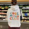 European and American Style Letter Print Women's Autumn/Winter Hooded Hoodie Top