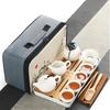Portable White Porcelain Tea Set Outdoor Simple Sle Home Travel Kung Fu Tea Pot Tea Cup Set Chinese Cerc Diningware