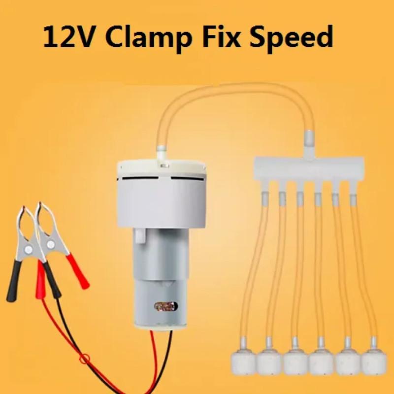 Fish Tank Breeding Oxygenation Pump Mini Air Pump Aquarium Water Oxygen Pump DC 12V Stepless Speed Regulation Motor