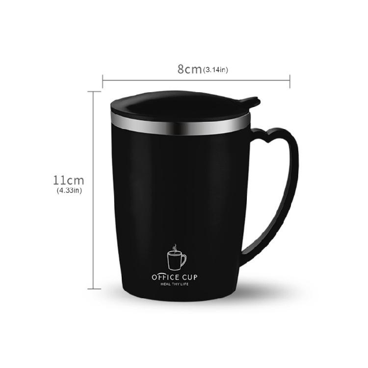 Reusable Stainless Thermal Cup With Lid Handle Portable Thermal Water Bottles Mug For Coffee Juice