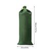 Flood Prevention Sandbag Green Reusable Canvas Flood Water Barrier Sand Bag with Drawstring for House Windows Doors