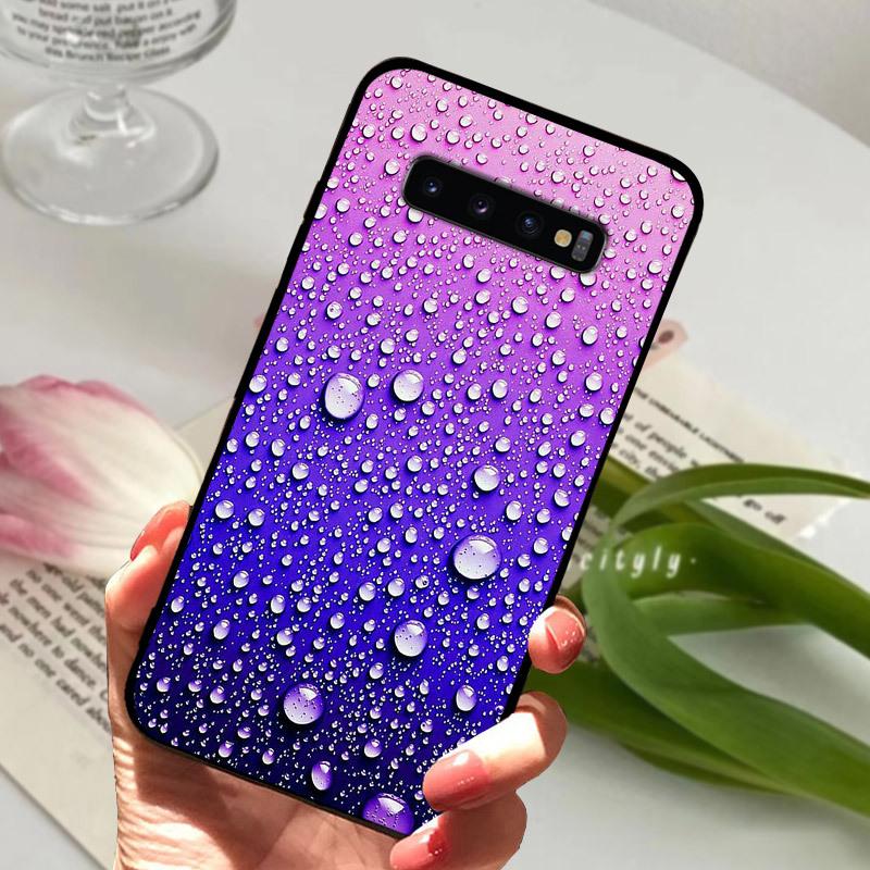 Case For Samsung S10 S10+ S10E Silicone Etui Fashion Painted Soft TPU Coque For Samsung Galaxy S10 S 10 Plus S10E Phone Cover