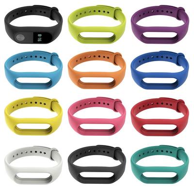 Náramek Mi Band 2 Strap Náramek Miband náhradní jednobarevný silikonový náramek