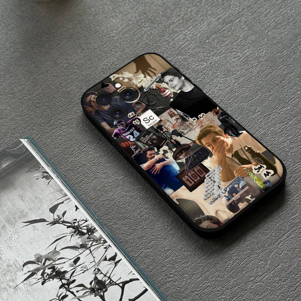 Teen Wolf Dylan O'Brien Telefoonhoesje Voor IPhone 17 16 15 14 13 Pro Max 11 12 Mini X Xs XR Zwarte Siliconen Cover iPhone12mini