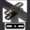 1Pcs New 15-35cm Bed Leg T-Frame Retractable Bed Base Legs Hard Iron Support Legs