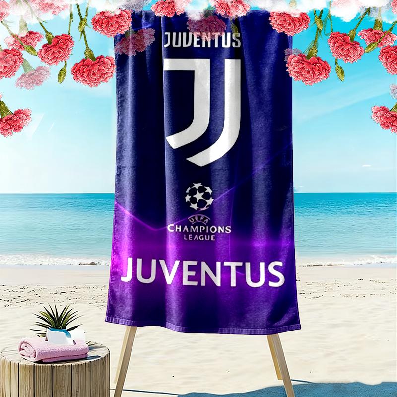 1pz Telo da Spiaggia Football Club Juventus, Telo da Spiaggia per Esterno Ideale per la Spiaggia e le Vacanze
