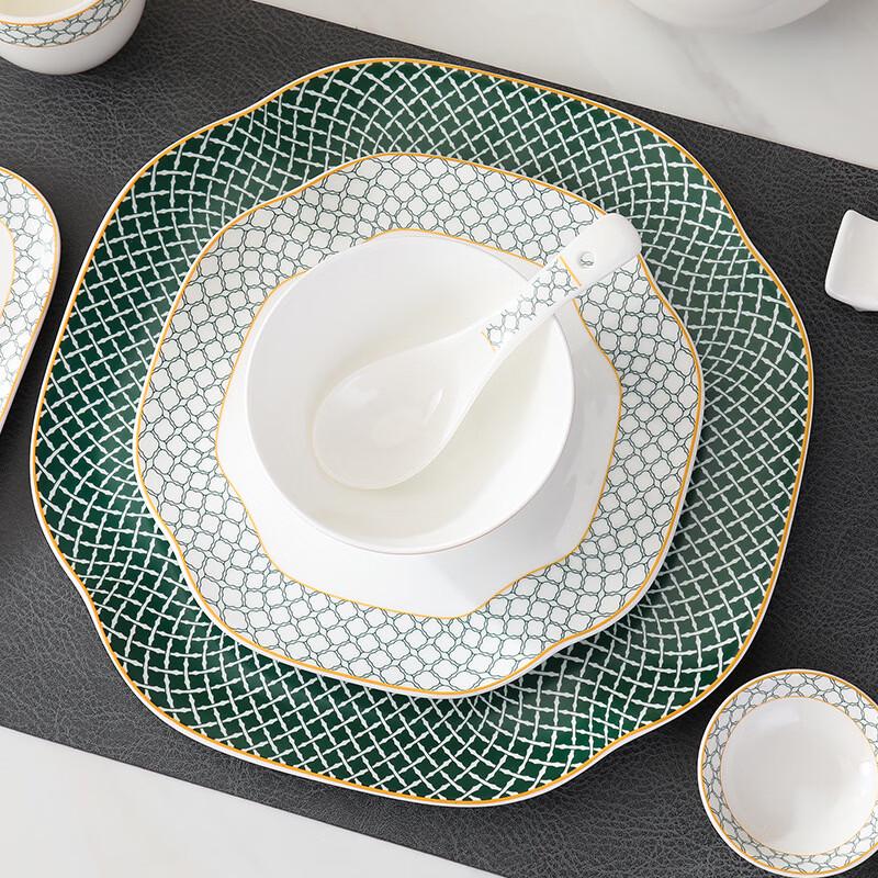 ZISIZ Europejski Styl Porcelana Kostna Zestaw Stołowy