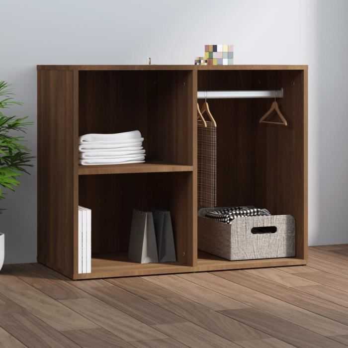 VidaXL Dressing Cabinet Brown Oak 80x40x65 Cm Engineered Wood 820507