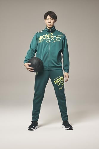 Move Sports Descente Active Suits DRY Pique Jersey Jacket, Worn by Yuki Ishikawa, Highly Breathable, Comfortable, and Easy To Move In, Perfect for Tra