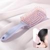 1pcs Big Curved Comb Fluffy High Skull Top Comb for Long Hair Women Special Mosquito Comb Styling Airbag Ribs Skeleton Comb, Plastic Bristle Comb
