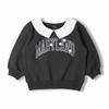 【子供服】 crescent (クレセント) 衿付きロゴ裏毛トレーナー 80cm-130cm N60600