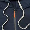 2025 Men's Autumn/Winter Fleece Zip-up Hoodie & Multi-pocket Cargo Pants Sports Set