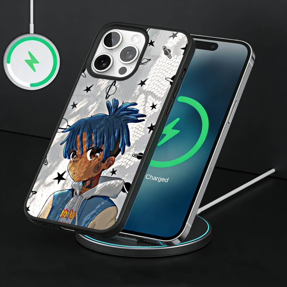 Anime Style Rapper X-XXXTentacionS Phone Case For iPhone17,16,15,14,13 Plus,Pro Max Magnetic For Magsafe Wireless Charging