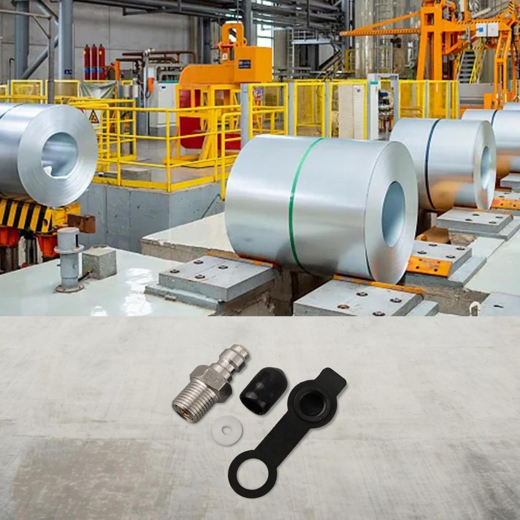 Stainless Steel Quick Connectors Set for Easy Air Refilling Process