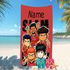 Customizable Personalized Beach Towels Sakuragi Hanamichi Themed designs.Suitable for the Beach, Yoga, Sports;ideal As Beach Accessories
