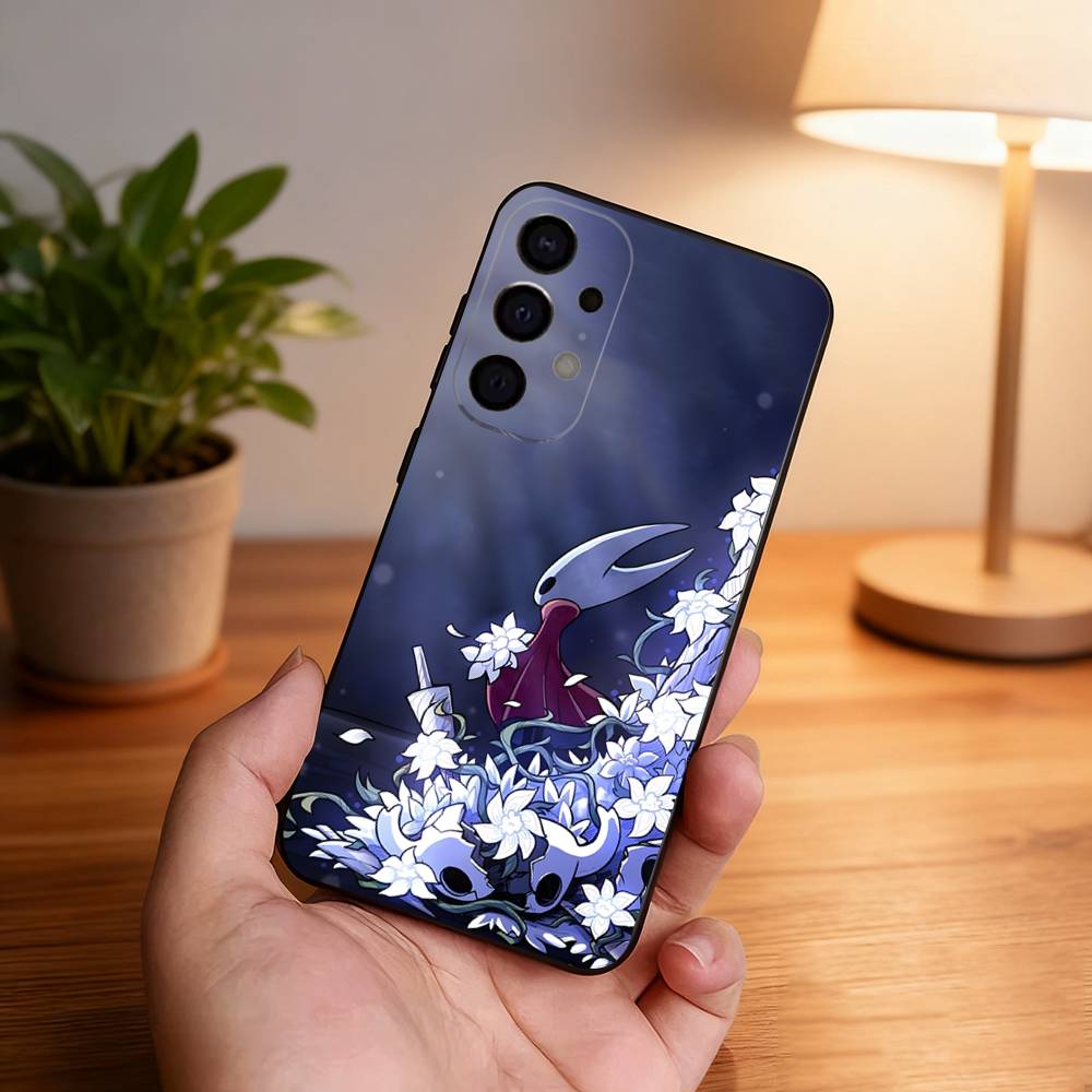

H-Hollow Knight Silksong Phone Case For Samsung S25,S24,S21,S22,S23,S30,Ultra,S20,Plus,Fe,Lite,5G Black Cover Samsung S21fe