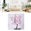 LED Tisch-Bonsai-Baumlampe USB Baumlampe Weihnachts-Schlafzimmerdekoration Tisch-Nachtlicht Rosa 24 Lichter Rose
