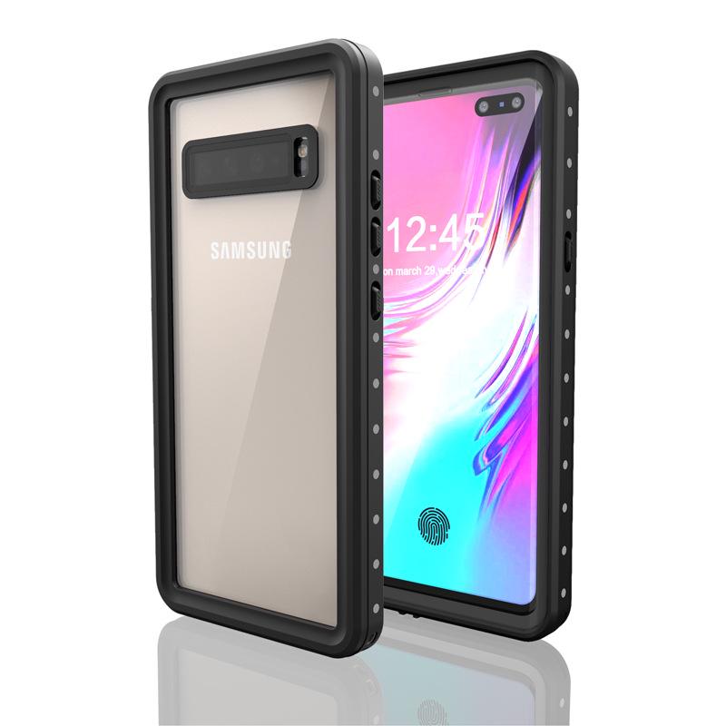 Red Pepper Anti-Slip Diving Protective Case with Fingerprint Unlock for Samsung S10/S10 Plus