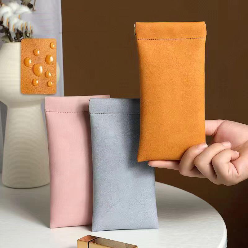 1PC Glasses Bag Sunglasses Unisex Glasses Storage Bag Portable Automatic Magnetic Glasses Bag Eye Bag Fixed Protection