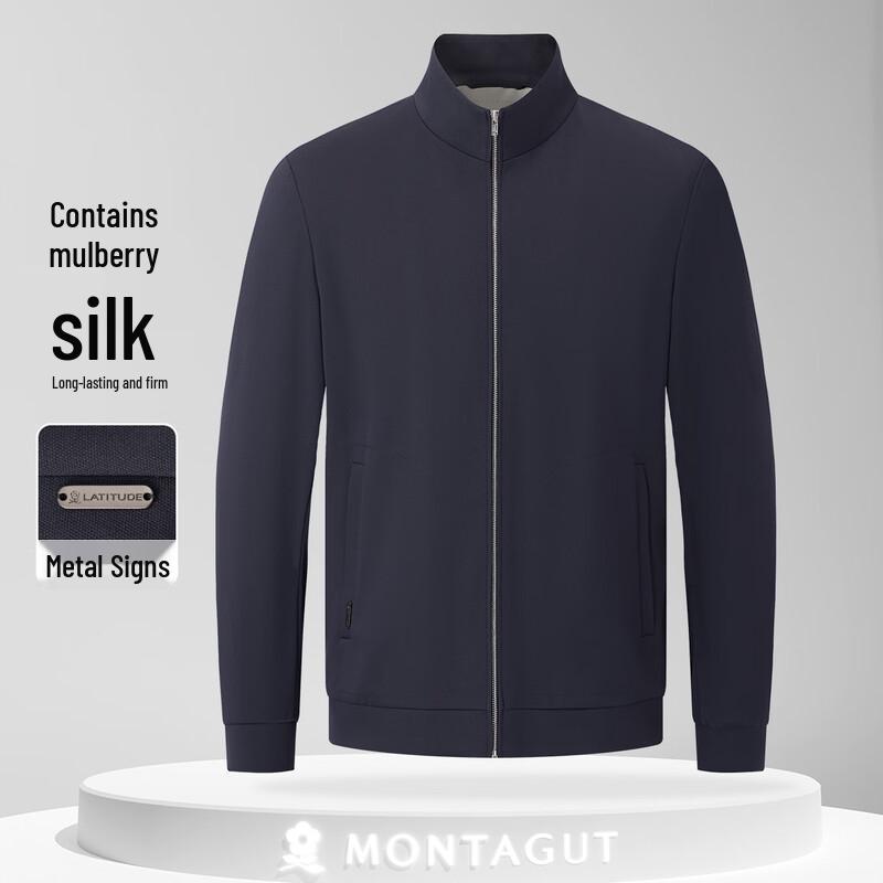 

MONTAGUT Men s Silk Blend Easy-Care Jacket 52