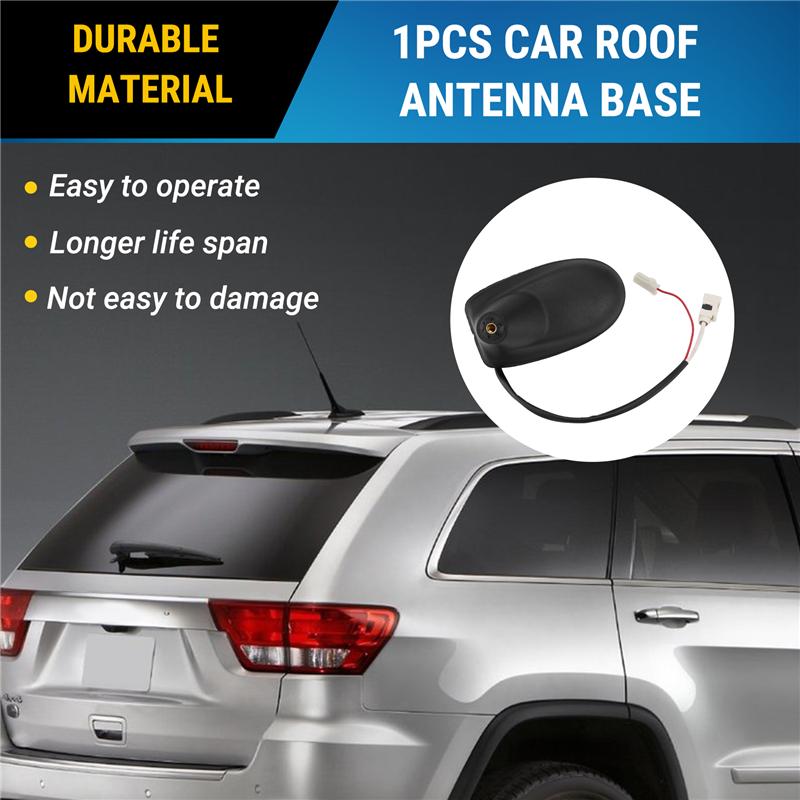 

L10A Car Roof Antenna Base 5064771AB 5064771AC For Jeep Grand Cherokee 2010-2014 Car Antenna Accessories чорний