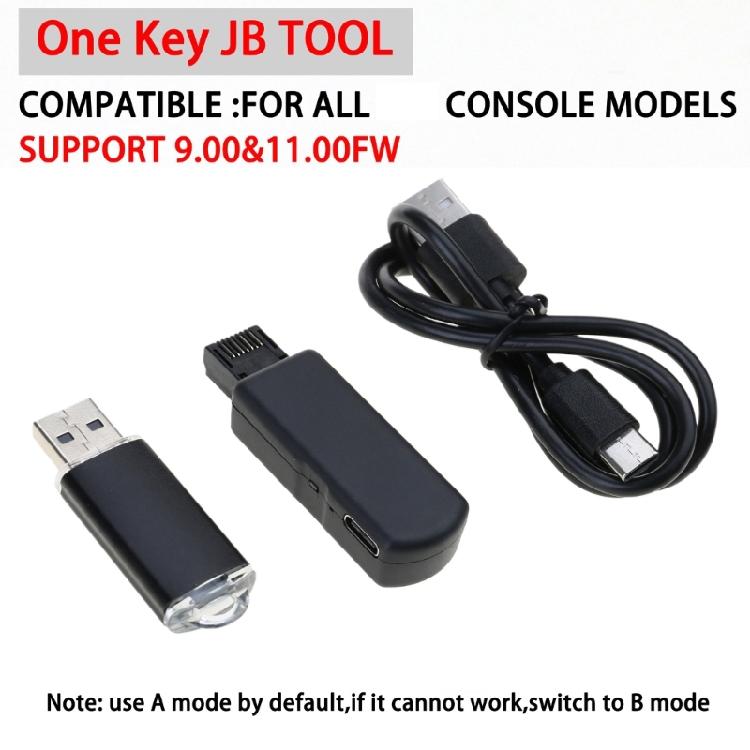 Tool USB Adapter, USB Tool Mod Kit with Ethernet Type C Cable Tool Modification for 9.0 11.0 System