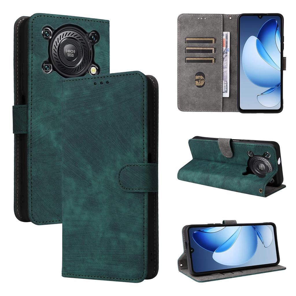Funda Tipo Libro para Oukitel C60/C60 Pro Cuero PU Protección de Cuerpo Completo Con [Bloqueo RFID] Cubierta Retro Duradera