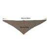Women's Solid Color Triangular Scarf with Dual-use Cross Design, Fashionable Neck-warming Versatile Knitted Small Scarf