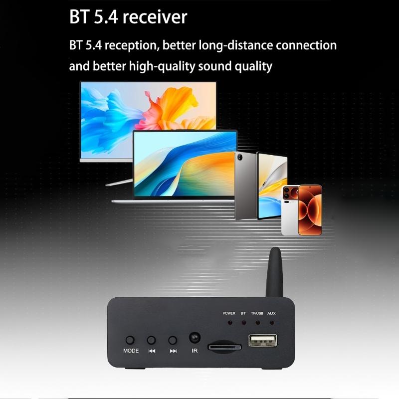 UT2 Hifi Bluetooth-compatible 5.4 Auditory Receiver ES9023 Decoding JRC5532 Amp Premium Sound USB Multi Media Player