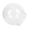 Heavy Duty Plastic Round Fish Bowl   Break Proof Multipurpose Small Round Fish   for Desk Bookcase Decorations