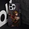 K-Kabaneri Iron Fortress Phone Case For iPhone 16,15,14,13,12,11,8,7,Pro,Max,Plus,Mini,XS,SE Anti Fall Black Matte Hard