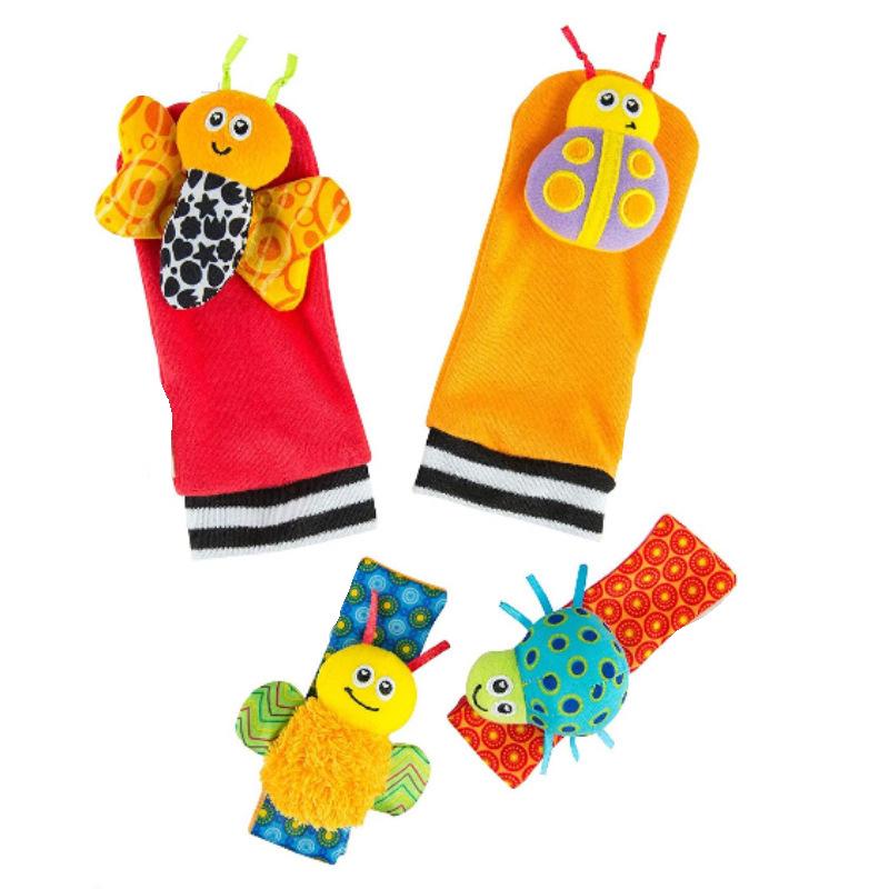 

Educational Baby Rattle Wristband & Sock Set for Newborns (0-1 Year)