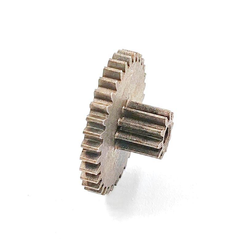 33102B 0.5M Alloy Double Gear Big 33 Teeth OD=17.2mm Small 10 Teeth od=6mm Metal Pinion 33T+10T