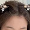 Holder Daily Use Sweet Headwear French Mini Hair Claws for Women Girls Rhinestone Bangs Ponytail Styles Pearl Shark Clips