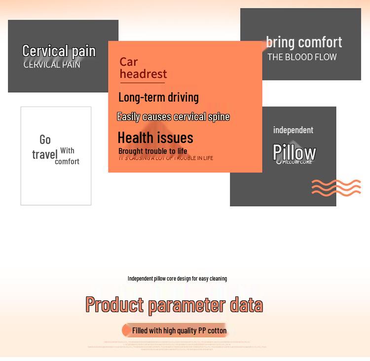 Polštářek na podporu krku a ramen pro Peugeot 308/3008/307/408/508L Autopříslušenství